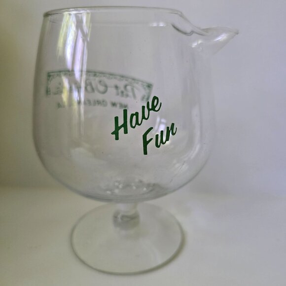 Pat O'Brien's New Orleans Louisiana Hurricane Glass Pitcher Have Fun! - Picture 13 of 15